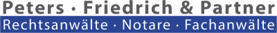 Logo Peters · Friedrich & Partner Rechtsanwälte und Notare
