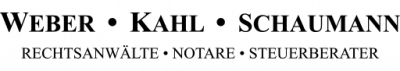 Logo WEBER • KAHL • SCHAUMANN