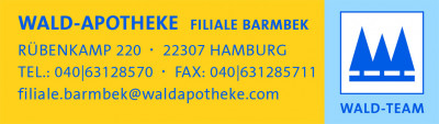 Logo Wald-Apotheke Minijob gesucht? - PKA (m/w/d) für die Wald-Apotheke Filiale Barmbek